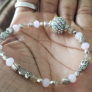 Pink sparkle bracelet